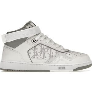 DIOR B27 High Top Dior Oblique Galaxy Sneakers White Gray Sz 44 / 11 $1300